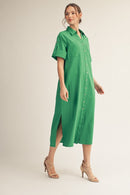 Button-Down Midi Dress