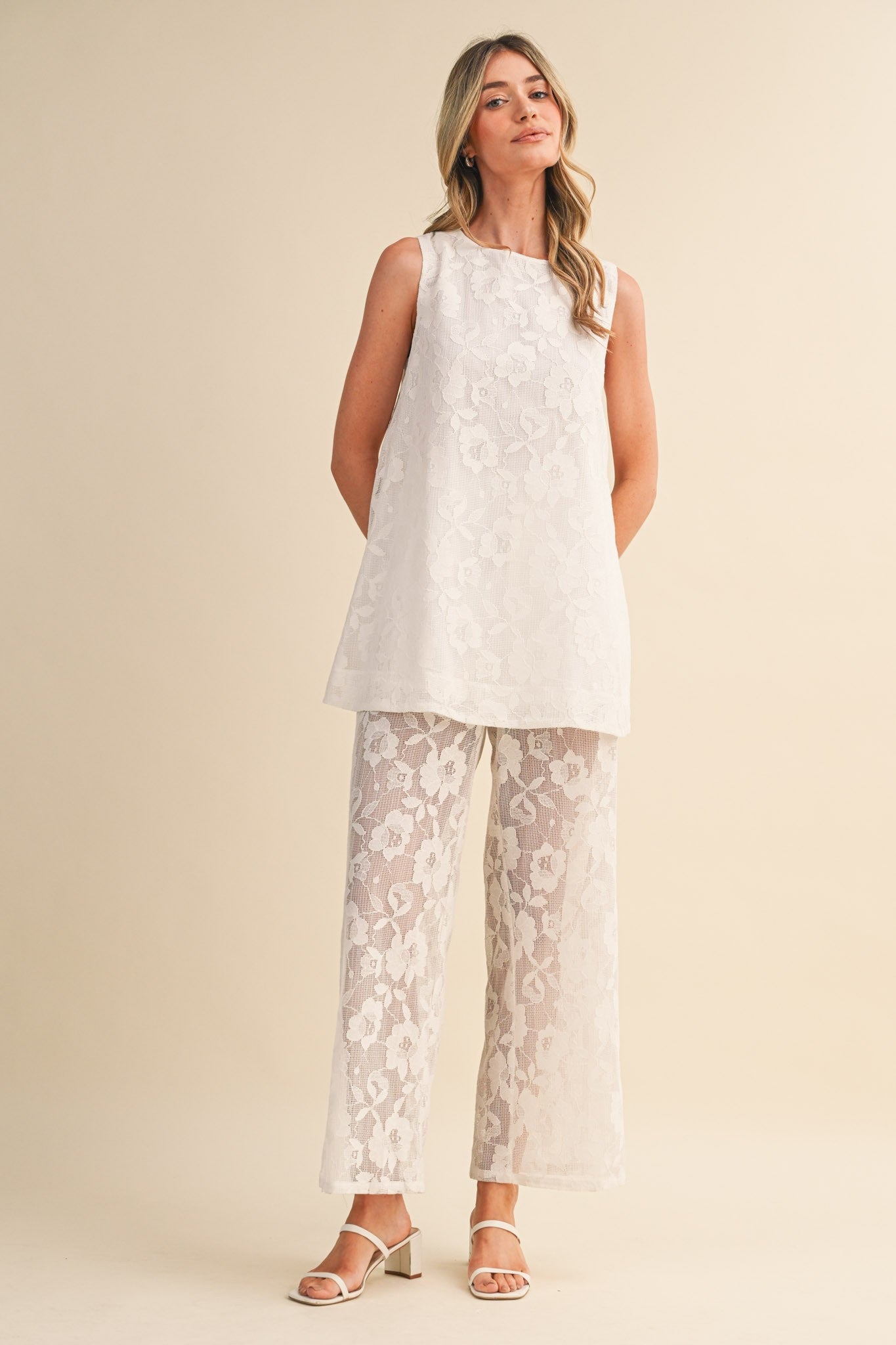 Lace Tunic & Pant Set