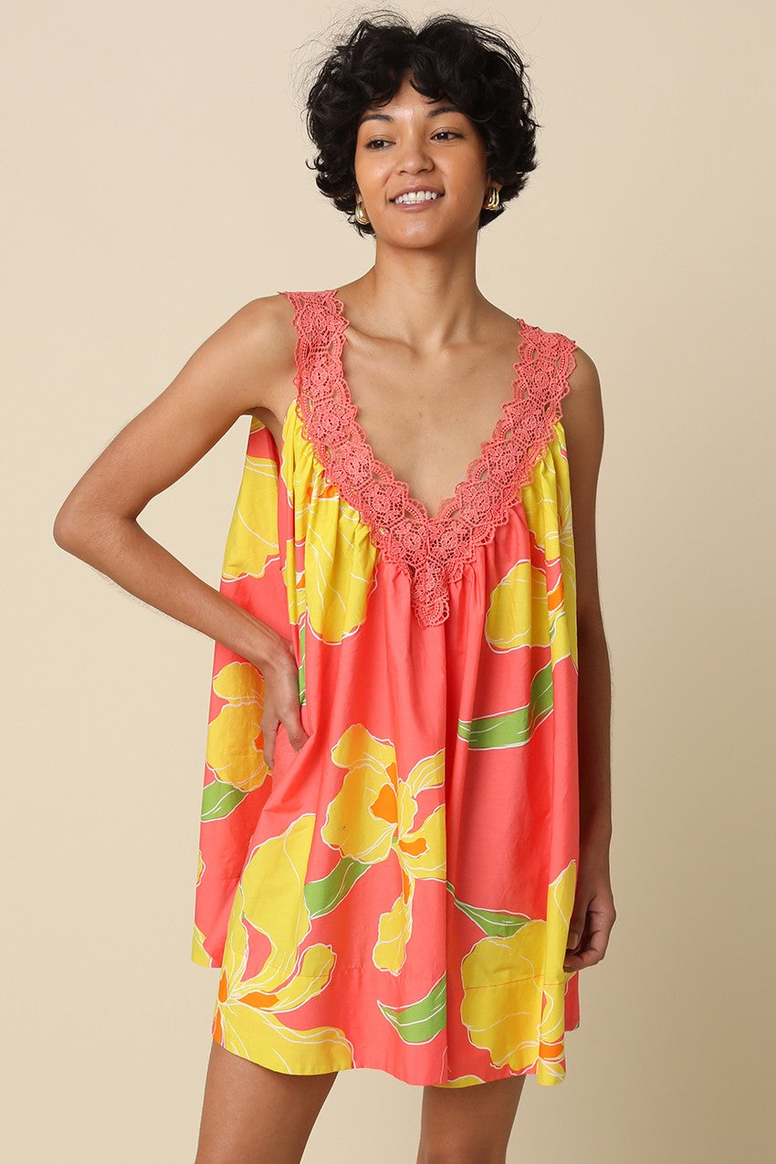 Floral Swing Mini Dress