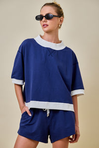 Colorblocked Sweatshorts