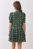 Floral Puff Sleeve Mini Dress