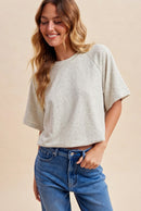 Jersey Knit Bubble Tee