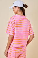 Striped Boxy Tee