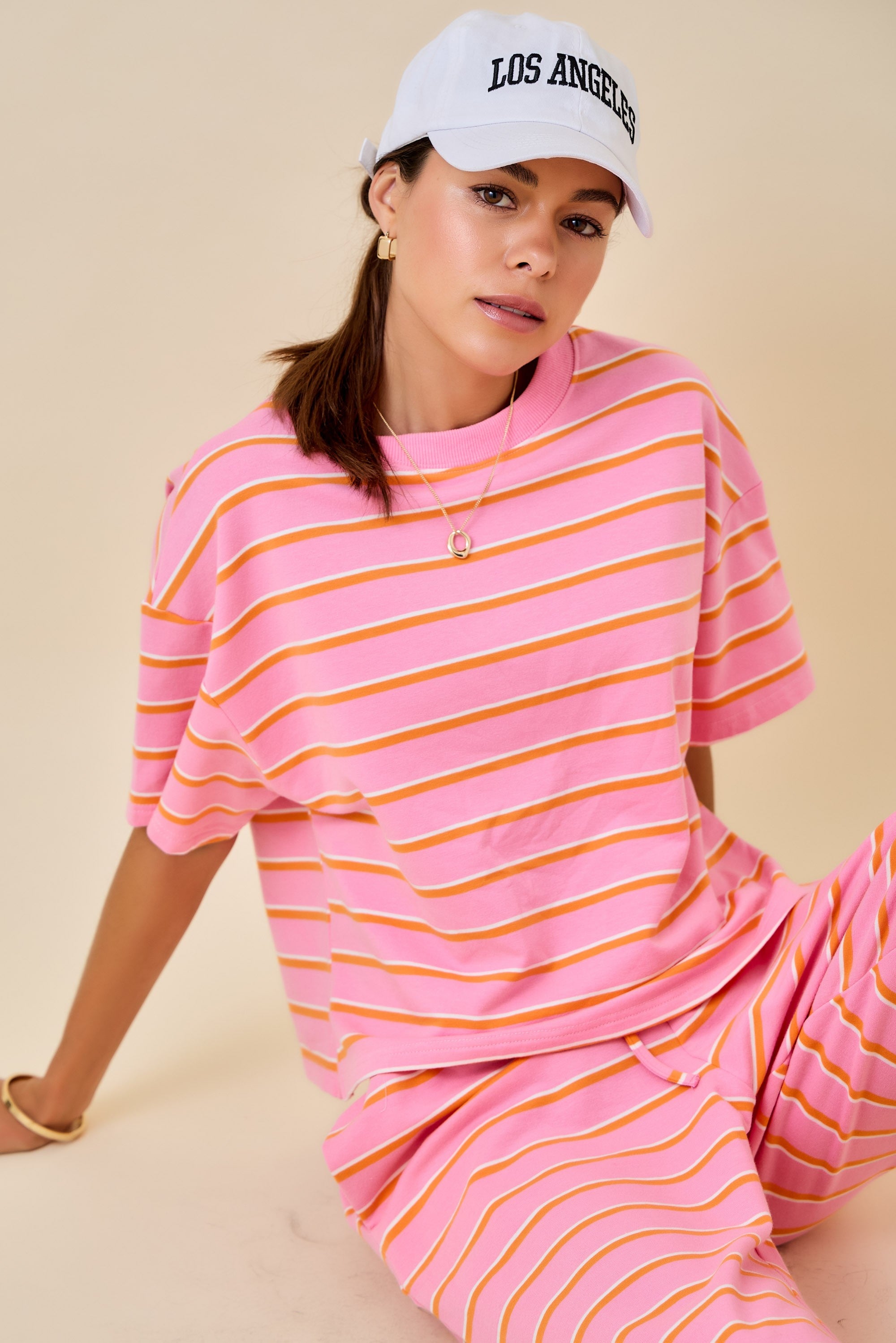 Striped Boxy Tee