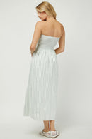 Tube Striped Maxi Dress