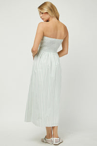Tube Striped Maxi Dress