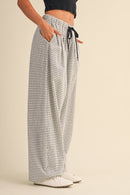 Check Print Pants