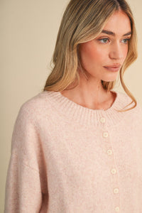 Baby Pink Elbow Cardigan