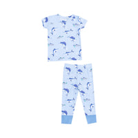 Deep Sea Short Sleeve Lounge Set