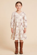 Western Embroidered Dress