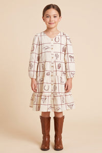 Western Embroidered Dress