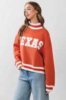 "Texas" Cropped Sweatshirt