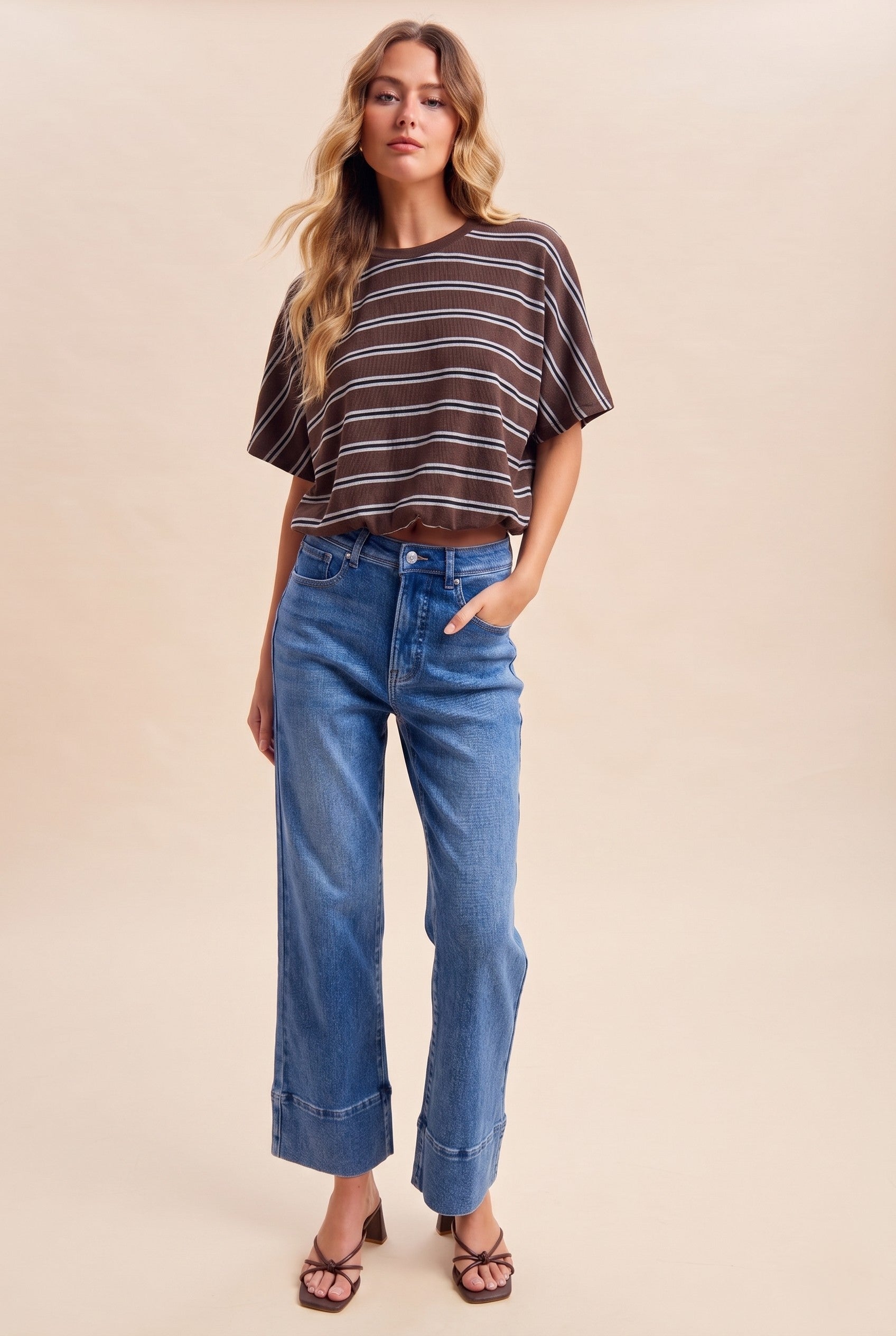 Striped Bubble Tee
