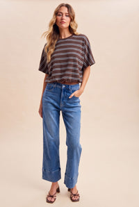 Striped Bubble Tee