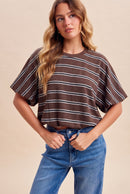 Striped Bubble Tee