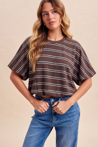 Striped Bubble Tee