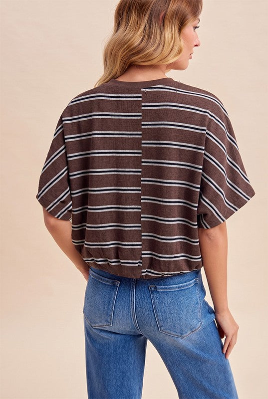 Striped Bubble Tee