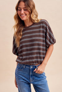 Striped Bubble Tee