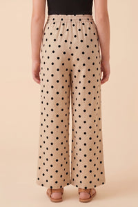 Polka Dot Wide Leg Pants