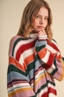 Striped Oversized Sweater