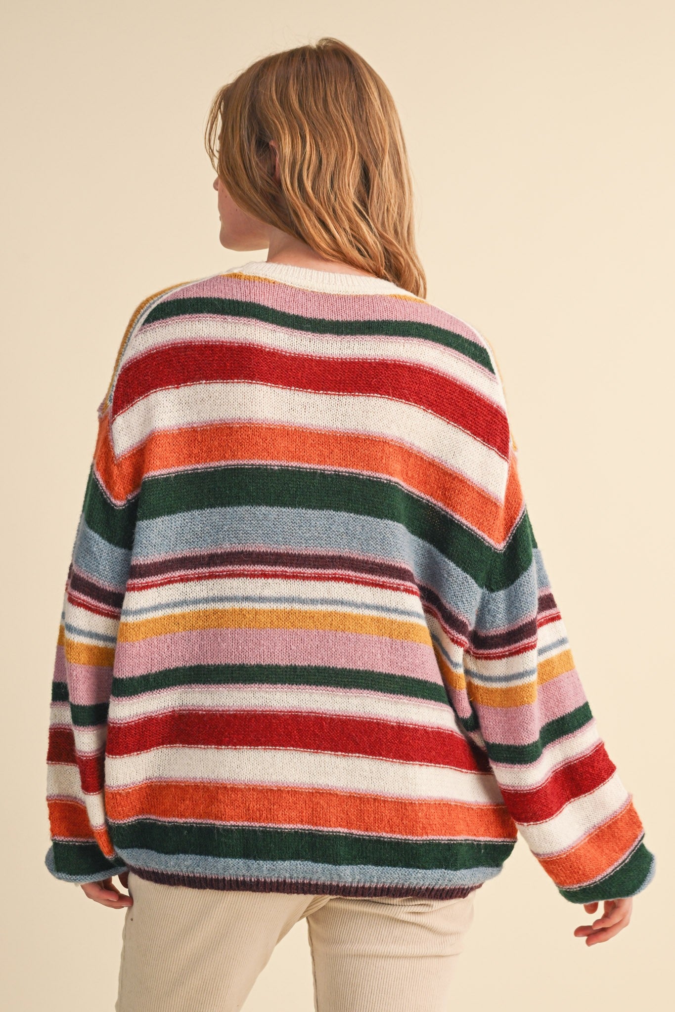 Striped Oversized Sweater