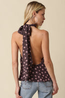 Polka Dot Halter Top