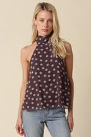 Polka Dot Halter Top