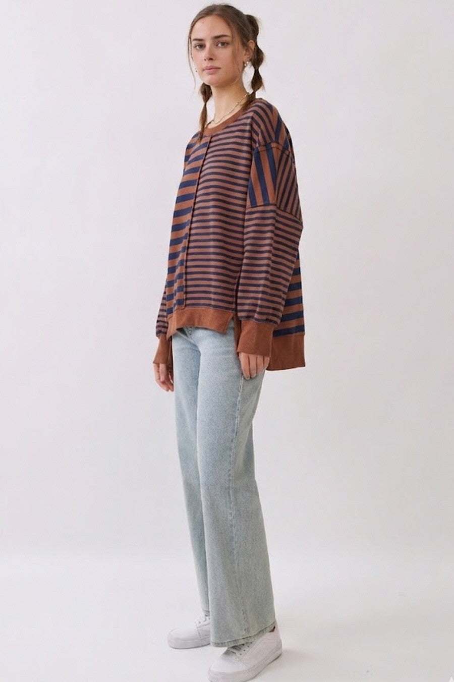 Mixed Stripe Sweatshirt