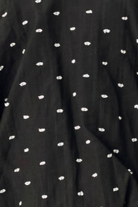 Swiss Dot Bubble Top
