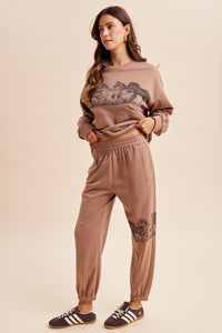 Herding Horses Sweatshirt & Jogger Set