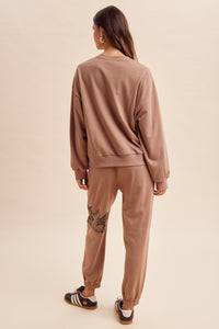 Herding Horses Sweatshirt & Jogger Set