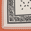 Lace Trim Square Scarf