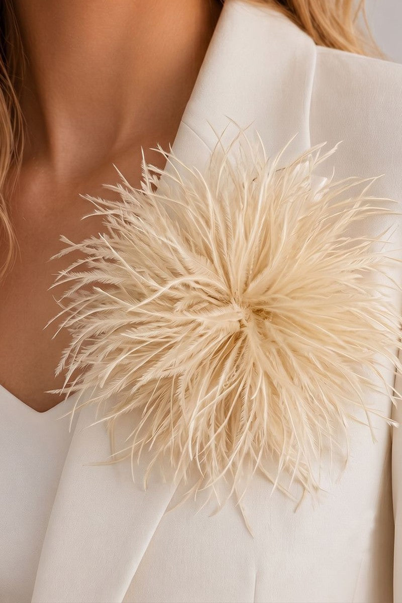 Feather Brooch