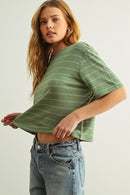 Striped Linen Top