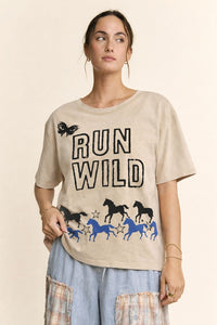 Run Wild Horse Tee