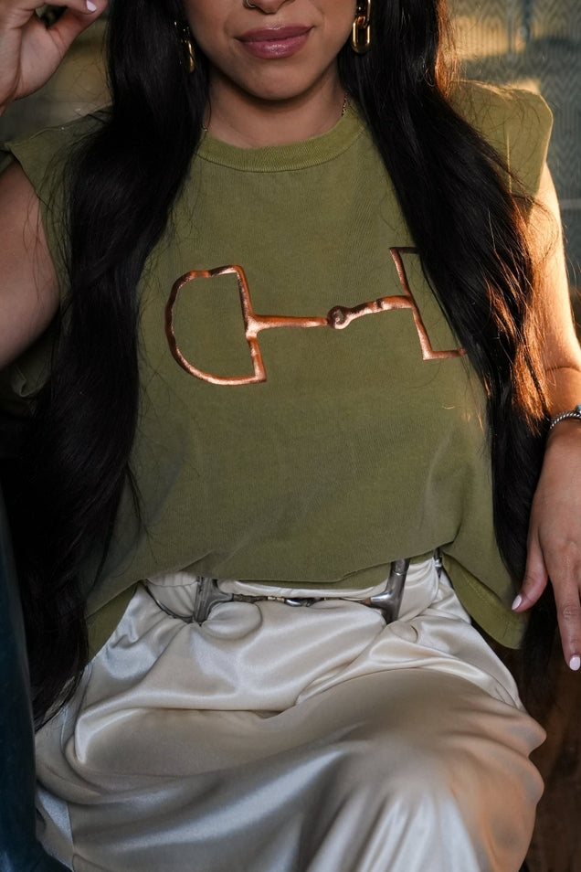 Horse Bit Muscle Tee