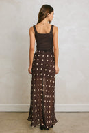 Polka Dot Maxi Skirt