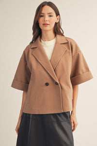 Double-Breasted Short Coat