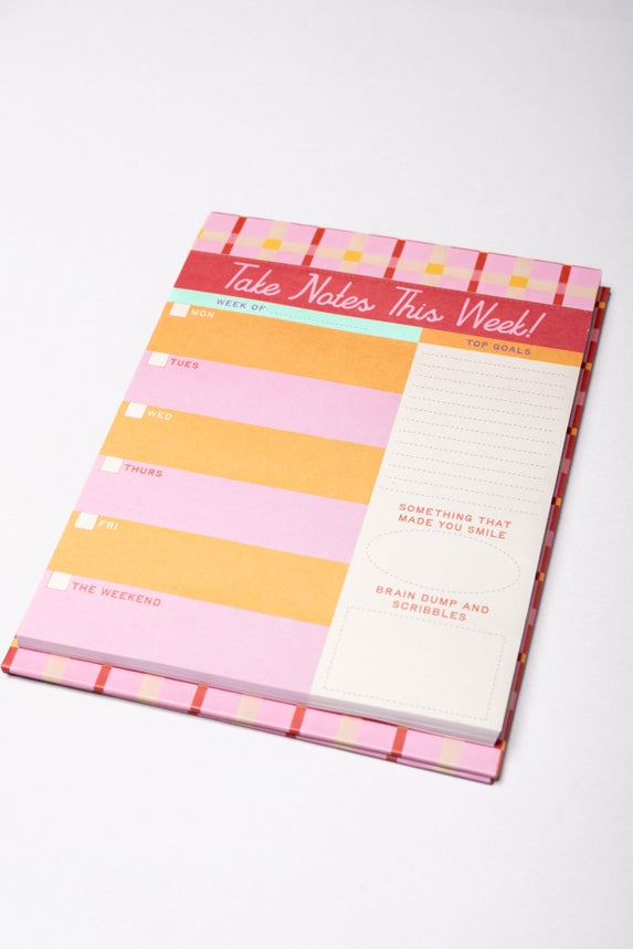 Week To Week Desk Planner