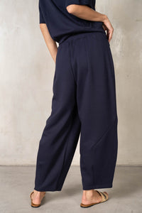 Dart Detail Barrel Neoprene Pants