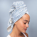 XL Hair Towel Wrap - Gingham
