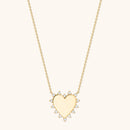 Shara 18K Gold Plated Cubic Zirconia Pendant Necklace
