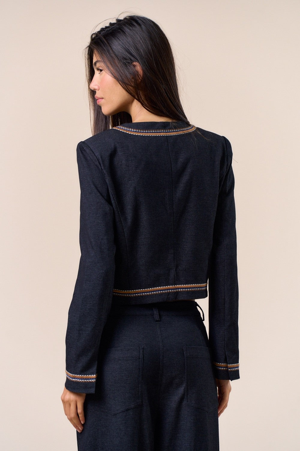 Embroidered Denim Jacket