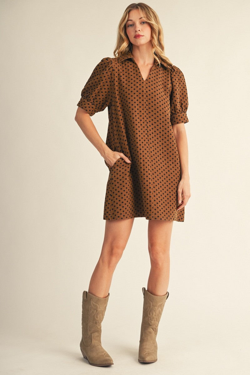Polka Dot Mini Dress