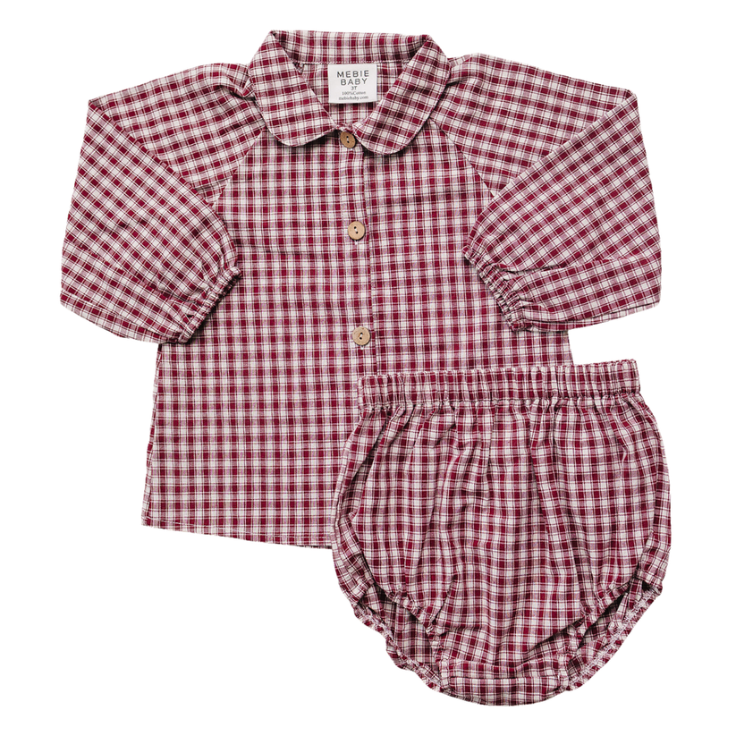 Red Gingham Peter Pan Outfit