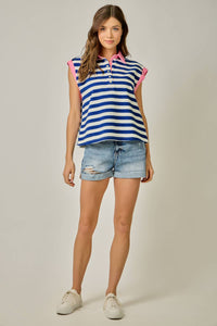 Stripe ColorBlock Tee