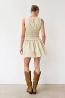 Classic Pinstripe Mini Dress