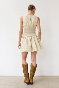 Classic Pinstripe Mini Dress