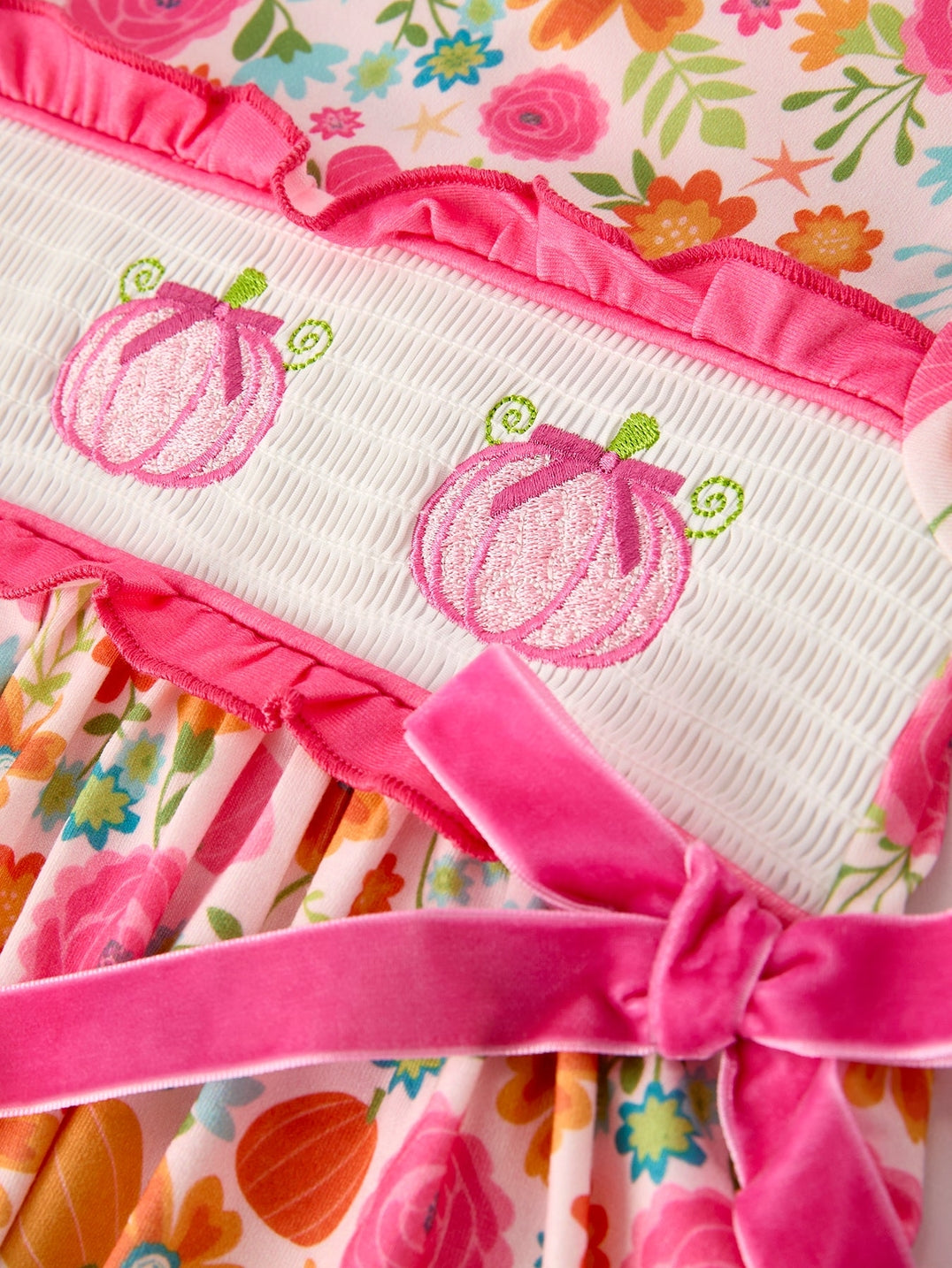 Harvest Floral Smocked Dress