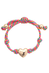 Puffy Heart Paracord Bracelet